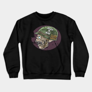 BORN TO WAR  DESIGN Crewneck Sweatshirt